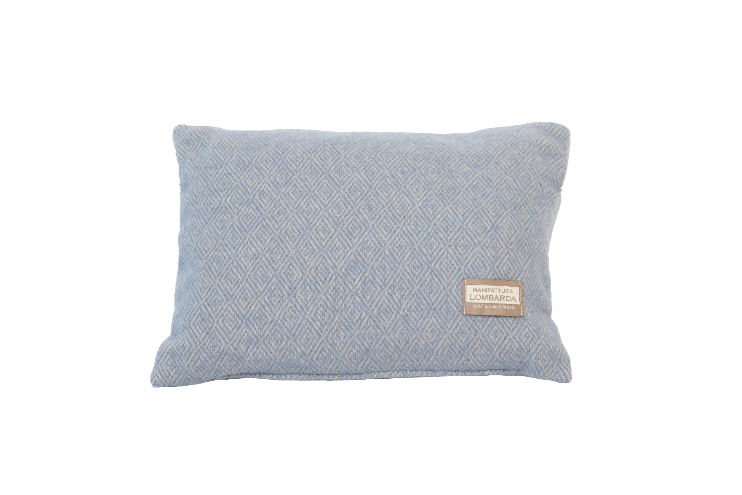 Manifattura Lombarda kussen – 40×30 – lichtblauw – Sirmione