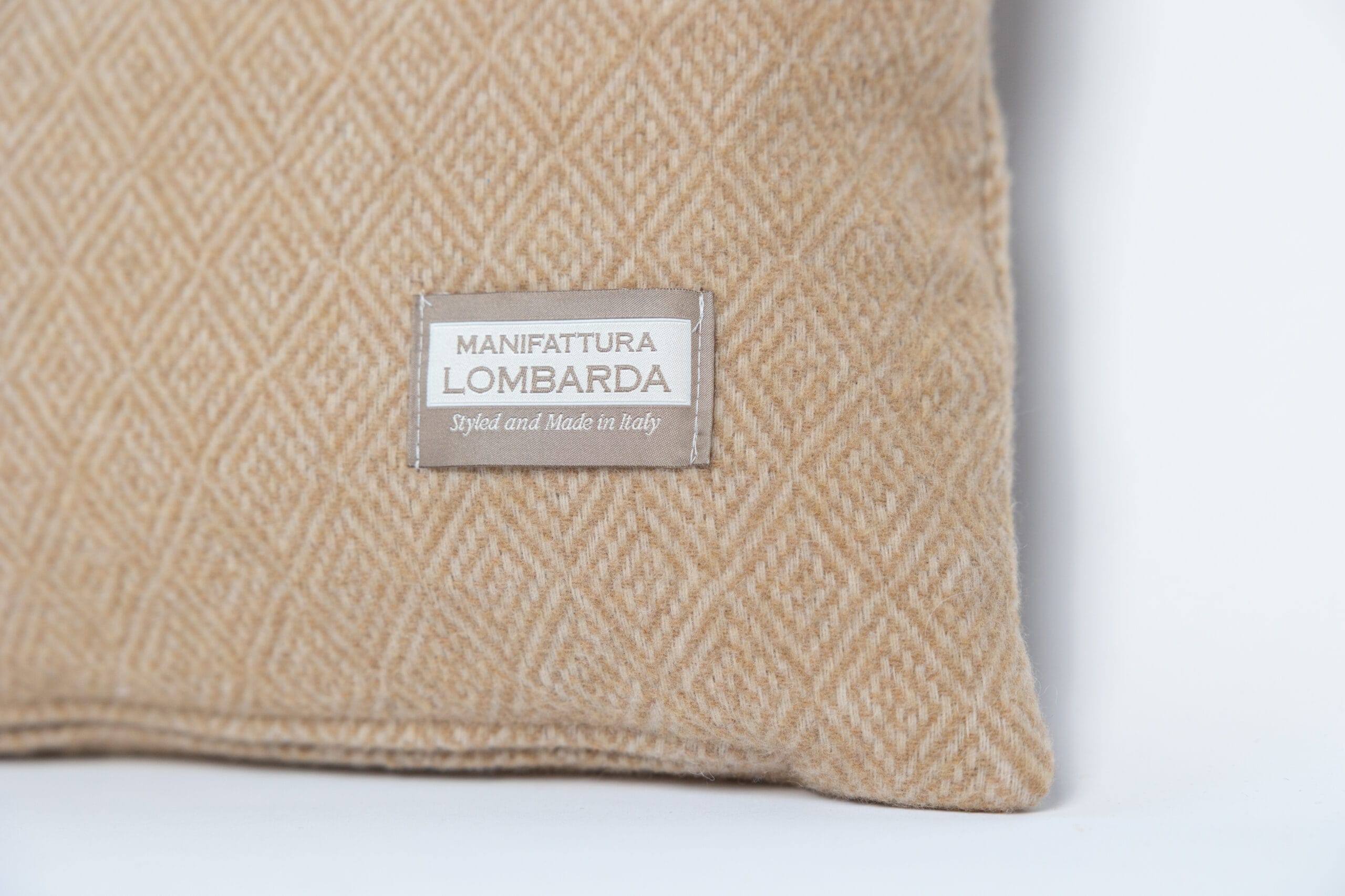 Manifattura Lombarda kussen – 40×30 – camel – Sirmione - Afbeelding 3