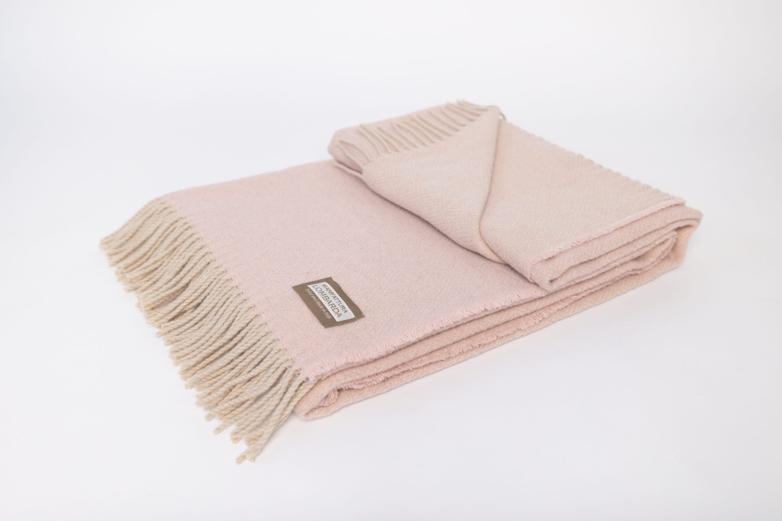 Manifattura Lombarda plaid – lichtroze – Sirmione