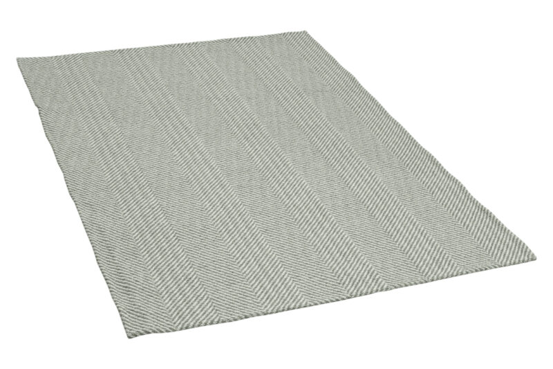 Manifattura Lombarda vloerkleed/tapijt - 120x170 - Beige/Antraciet - Fishbone