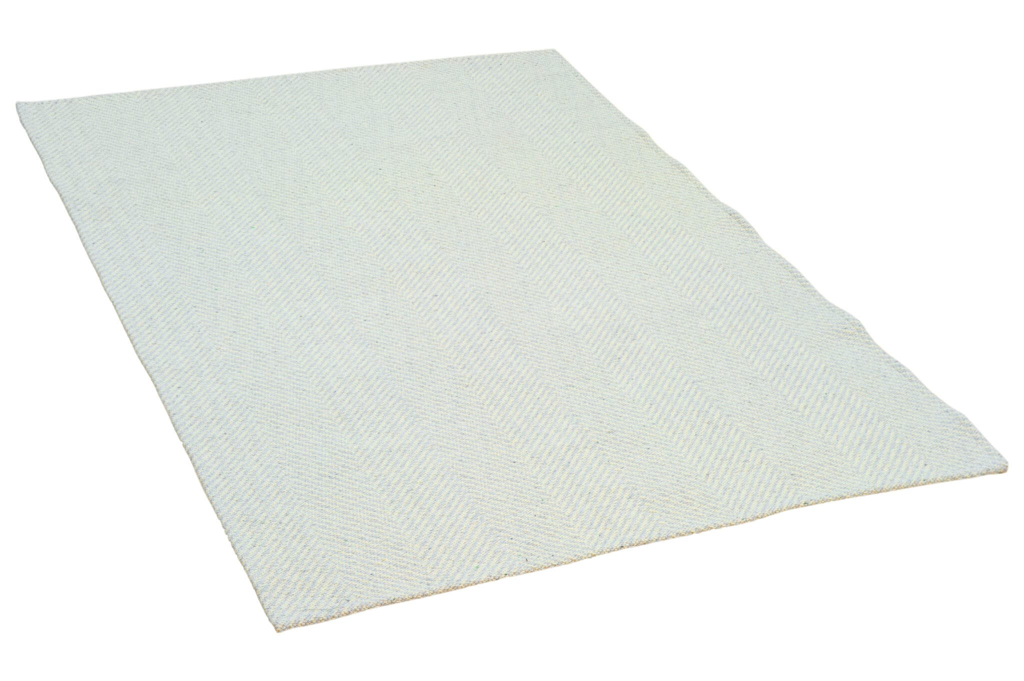 Manifattura Lombarda vloerkleed/tapijt – 120×170 – Beige/Lichtgrijs – Fishbone