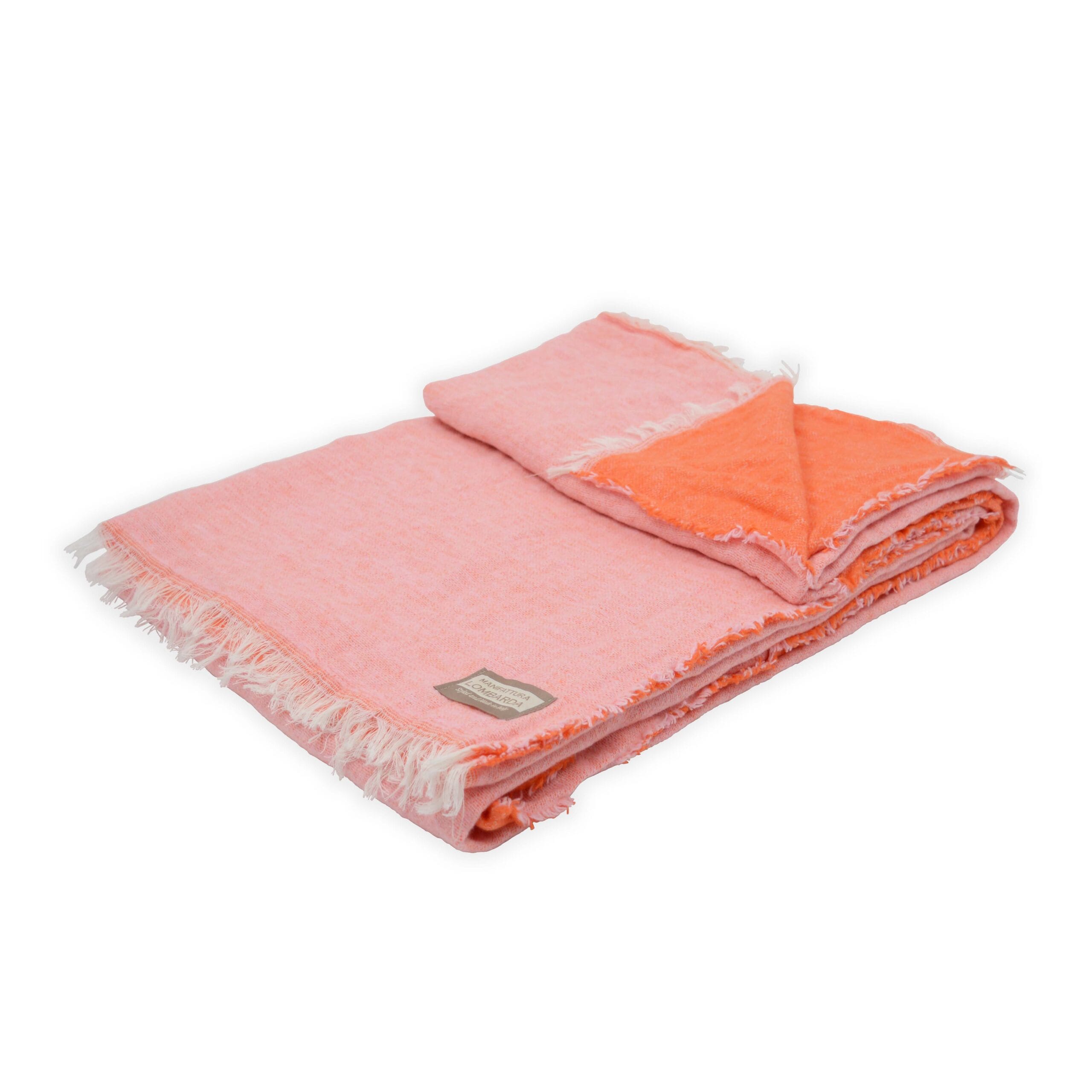 Manifattura Lombarda Plaid -Roze/Oranje – Capri